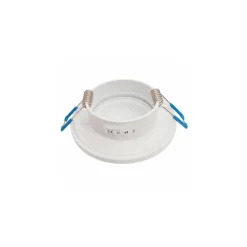 Okrągłe Oczko Sufitowe Podtynkowe Białe 1xGU10 8,5cm IP44 Bez Oprawki * Eko-light New