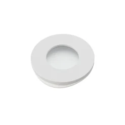 Okrągłe Oczko Sufitowe Podtynkowe Białe 1xGU10 8,5cm IP44 Bez Oprawki * Eko-light New
