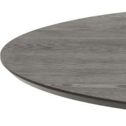 Okrągły czarny stół do jadalni Ibiza 110 cm