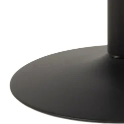 Okrągły czarny stół do jadalni Ibiza 110 cm