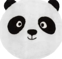 Okrągły dywan 100 cm biały Panda