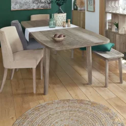 Okrągły dywan jutowy 115 cm