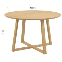 Okrągły stół do jadalni Malika 120 cm
