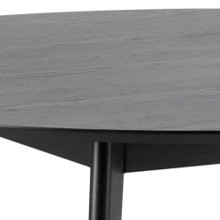 Okrągły stół do jadalni Roxby 140 cm czarny