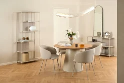 Okrągły stół do jadalni Soli 120 cm beż