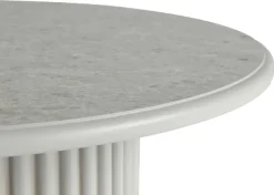 Okrągły stolik kawowy ROMA 60cm szary