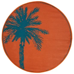 Okrągły dywan 120cm niebieski Yucatan * Atmosphera Best