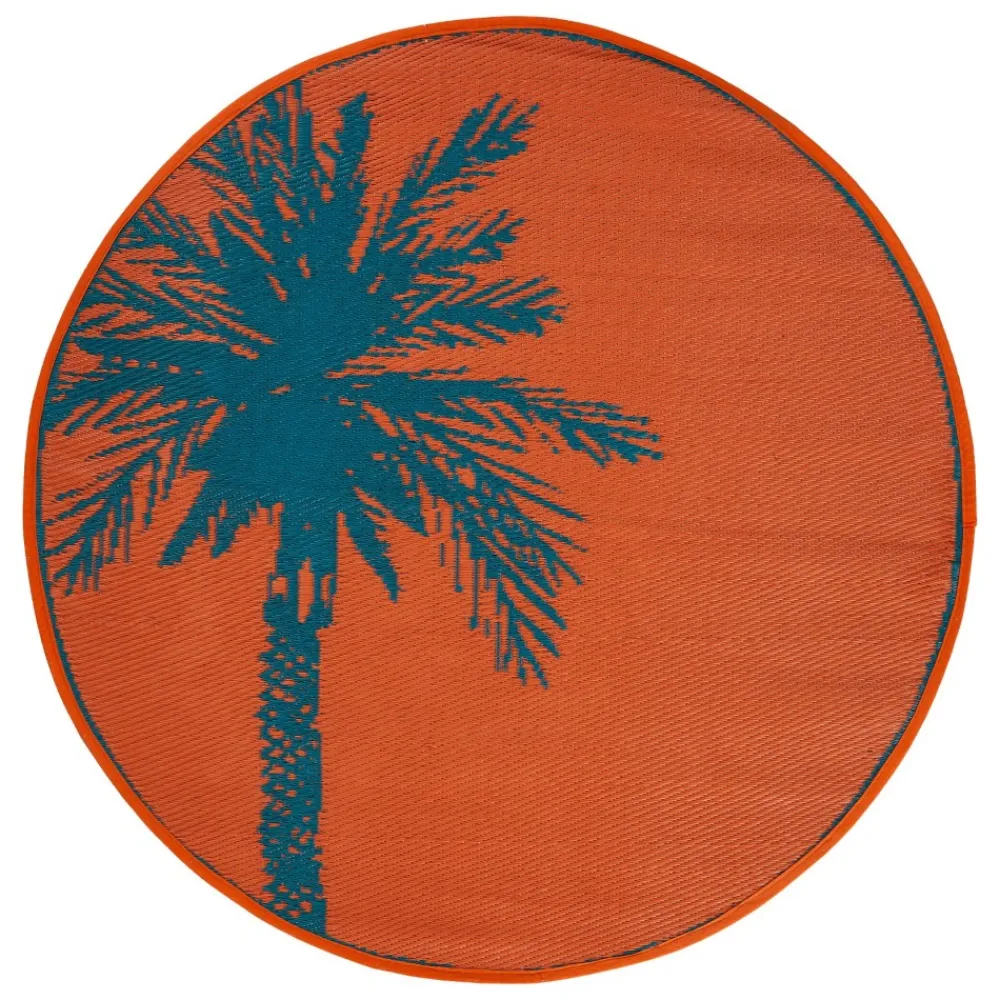 Okrągły dywan 120cm niebieski Yucatan * Atmosphera Best
