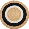 Okrągły dywan jutowy boho 120 cm * H&S Decoration New