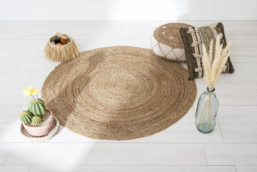 Okrągły dywan jutowy Kenzo 120 cm * Atmosphera Best