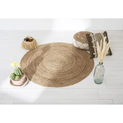 Okrągły dywan jutowy Kenzo 120 cm * Atmosphera Best