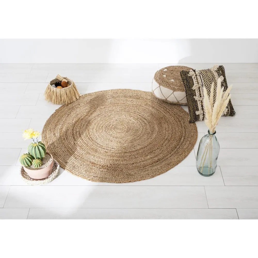 Okrągły dywan jutowy Kenzo 120 cm * Atmosphera Best
