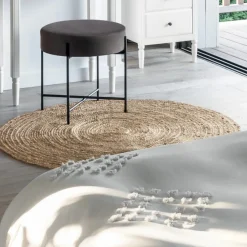Okrągły dywan jutowy Kenzo 120 cm * Atmosphera Best