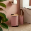 Okrągły kosz na śmieci 3L blush różowy cichy domyk * TENDANCE Hot