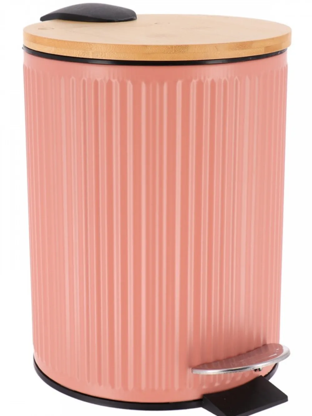 Okrągły kosz na śmieci 3L blush różowy cichy domyk * TENDANCE Hot