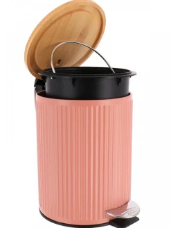 Okrągły kosz na śmieci 3L blush różowy cichy domyk * TENDANCE Hot