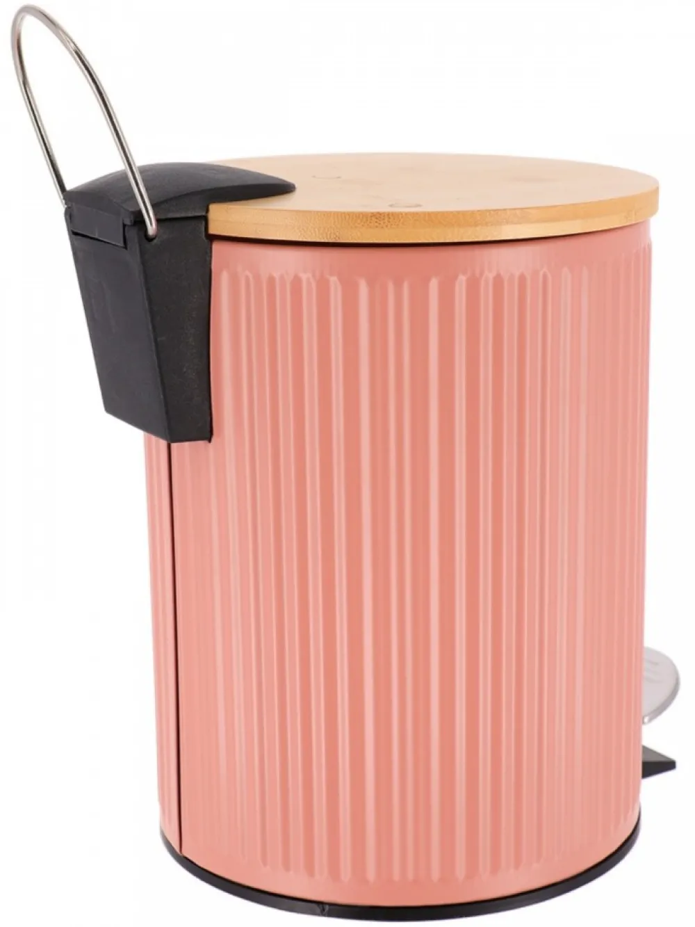 Okrągły kosz na śmieci 3L blush różowy cichy domyk * TENDANCE Hot