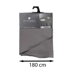 Okrągły obrus 180 cm szary * Atmosphera Clearance