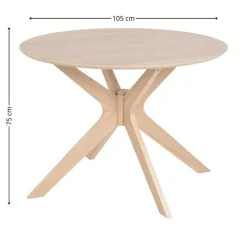 Okrągły stół do jadalni I_Duncan 105 cm * Actona Online