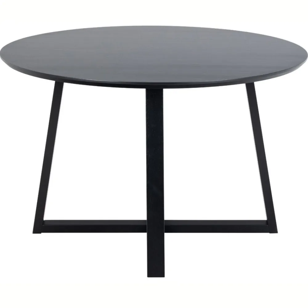 Okrągły stół do jadalni Malika czarny 120 cm * Actona Outlet
