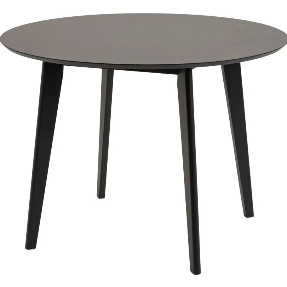 Okrągły stół do jadalni Roxby 105 cm czarny * Actona