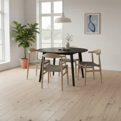 Okrągły stół do jadalni Roxby 120 cm czarny * Actona New