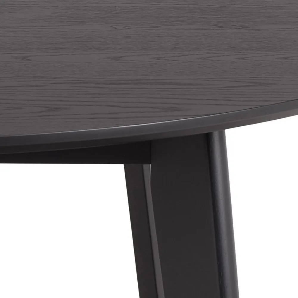 Okrągły stół do jadalni Roxby 120 cm czarny * Actona New