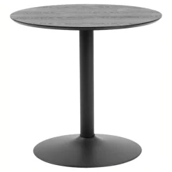 Okrągły stolik kawowy Ibiza 80 cm czarny * Actona New
