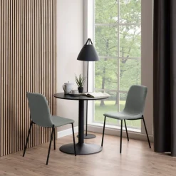 Okrągły stolik kawowy Ibiza 80 cm czarny * Actona New