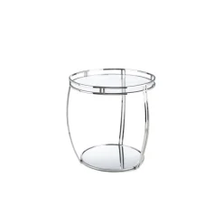 Okrągły stolik kawowy India 58 cm * HowHomely Discount