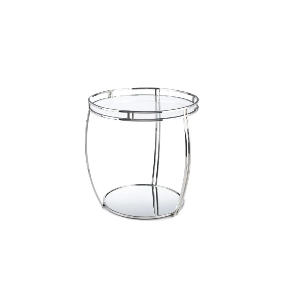 Okrągły stolik kawowy India 58 cm * HowHomely Discount