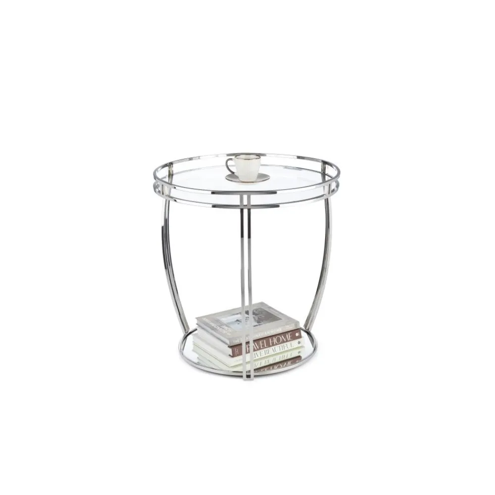 Okrągły stolik kawowy India 58 cm * HowHomely Discount