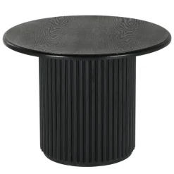 Okrągły stolik kawowy ROMA 60cm czarny * HowHomely Hot