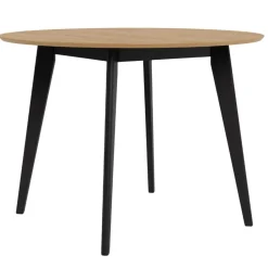 Okrągły stół Roxby 105 cm beżowo-czarny * Actona Sale