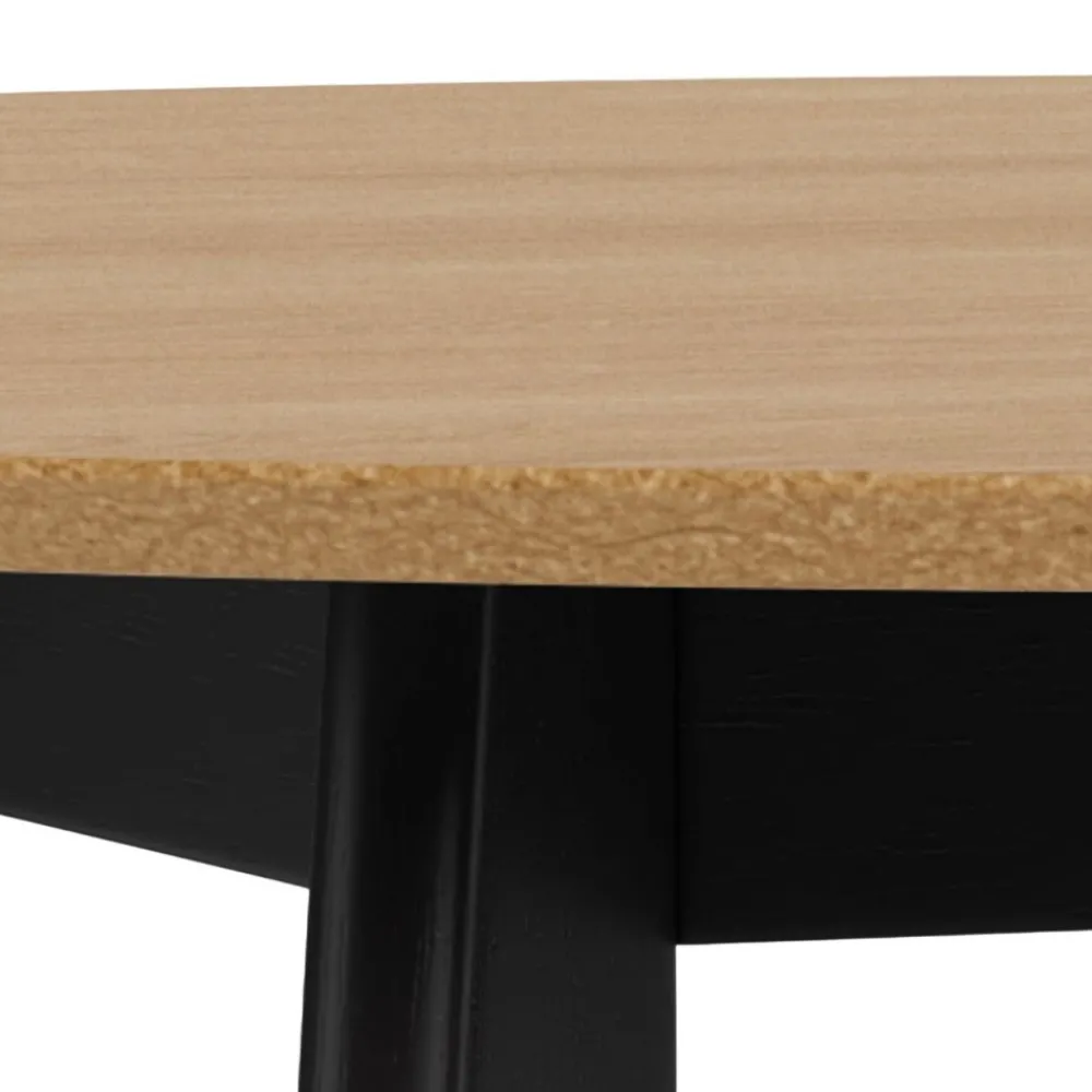 Okrągły stół Roxby 105 cm beżowo-czarny * Actona Sale