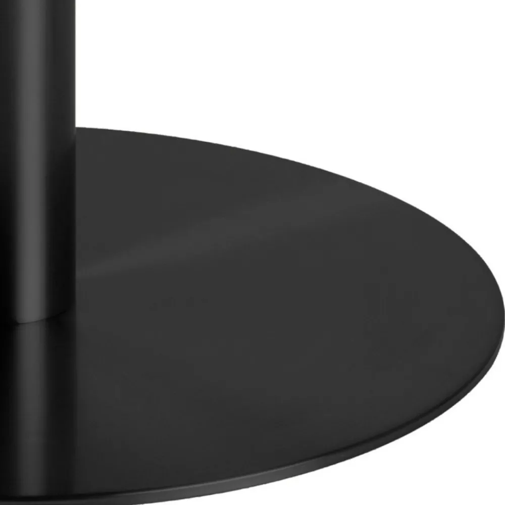 Okrągy stół z białego marmuru Corby 105 cm * Actona New