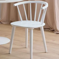 Okrągły stół z 4 krzesłami biały Ibiza * Actona Discount