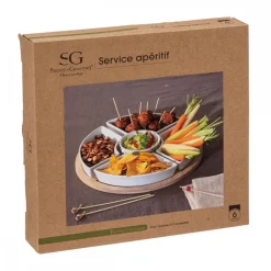 Okrągły zestaw do przekąsek na tacy * Secret de Gourmet Sale