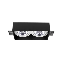 Oprawa Podtynkowa MOD Plus Czarny 2xGU10 ES111