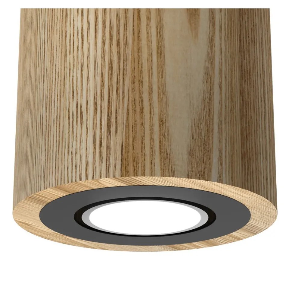 Oprawa Punktowa DOWNLIGHT WOOD Brązowy Czarny 1xGU10