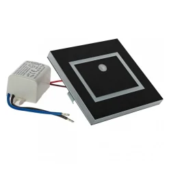 Oprawa Schodowa Podtynkowa EVRA Czujnik Ruchu Czarny 0,6W LED Barwa Neutralna
