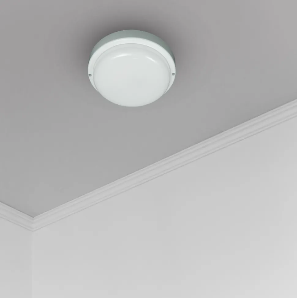 Oprawa sufitowa DAVO Okrągła Biała 8W LED 4000K IP64