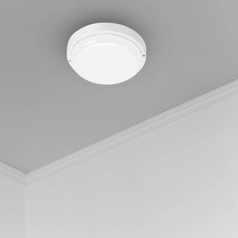 Oprawa sufitowa DAVO Okrągła Biała 18W LED 4000K IP64