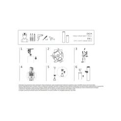 Oprawa Sufitowa EYE L Czarny 1xGU10 40cm