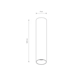Oprawa Sufitowa FOURTY S Złoty 1xGU10 18,5cm
