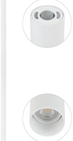 Oprawa Sufitowa FOURTY XL Biały 1xGU10 110cm