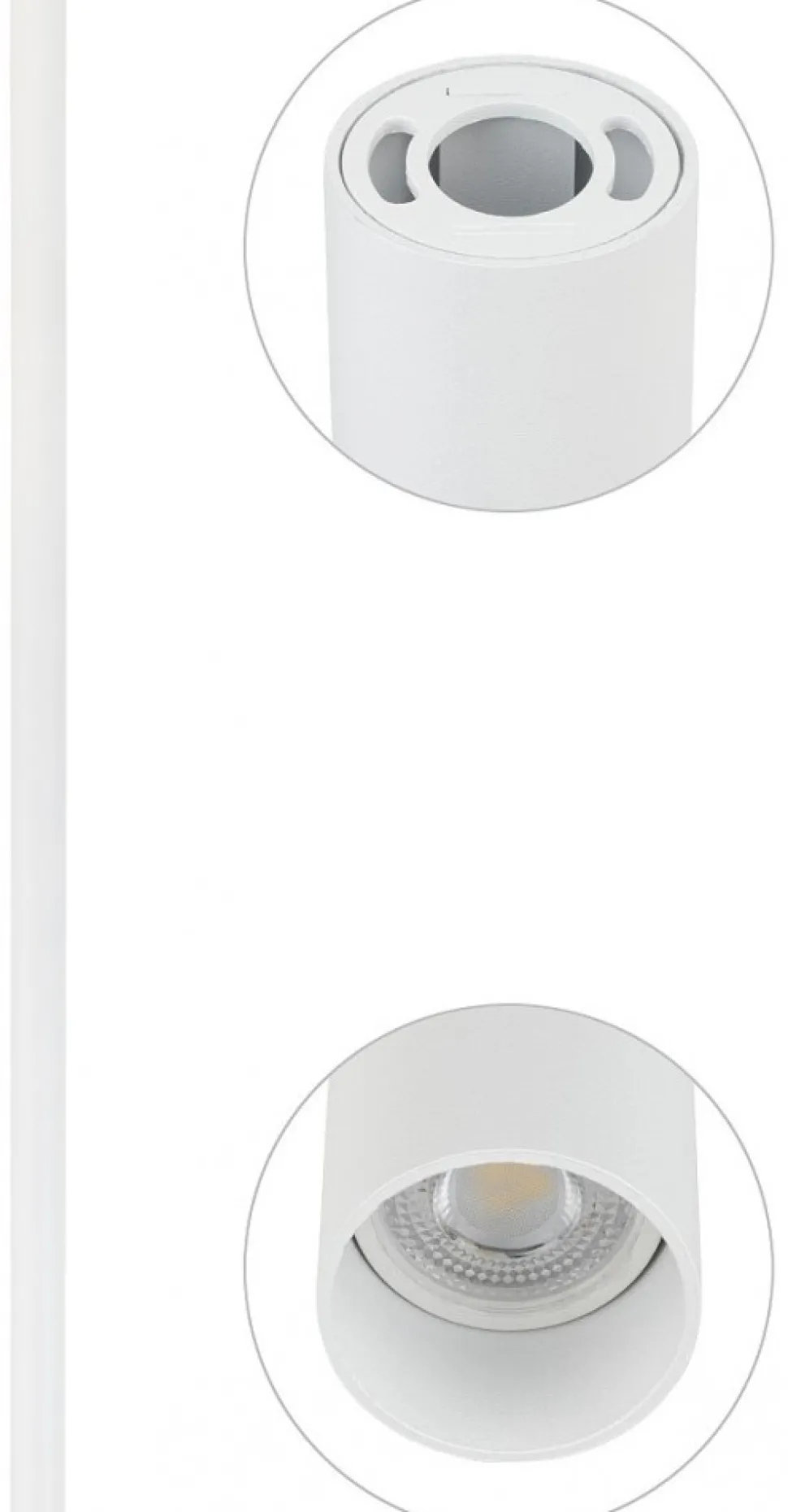 Oprawa Sufitowa FOURTY XL Biały 1xGU10 110cm