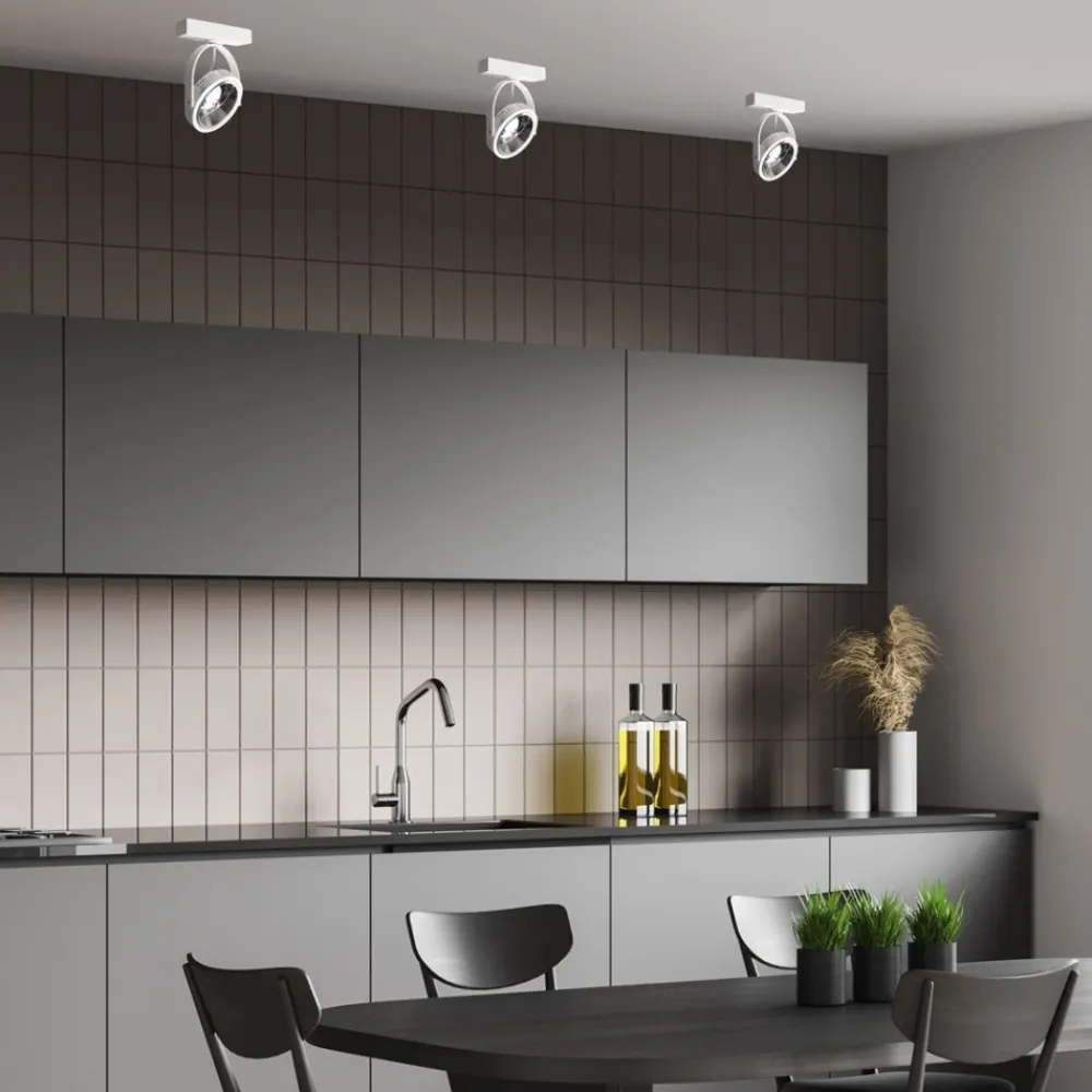 Oprawa Natynkowa LUGAR Biały 1xAR111 GU10 * Eko-light