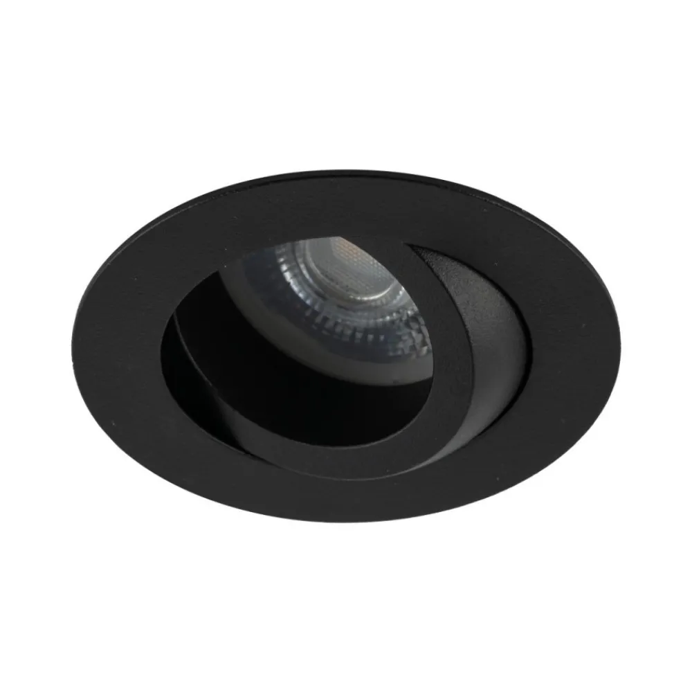 Oprawa podtynkowa AURA czarna 1xGU10 * TK Lighting