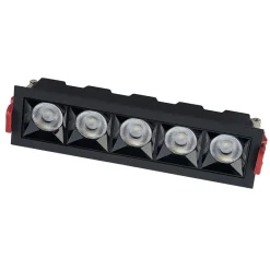 Oprawa Podtynkowa MIDI Czarny 20W RECESSED 3000K * Nowodvorski Outlet